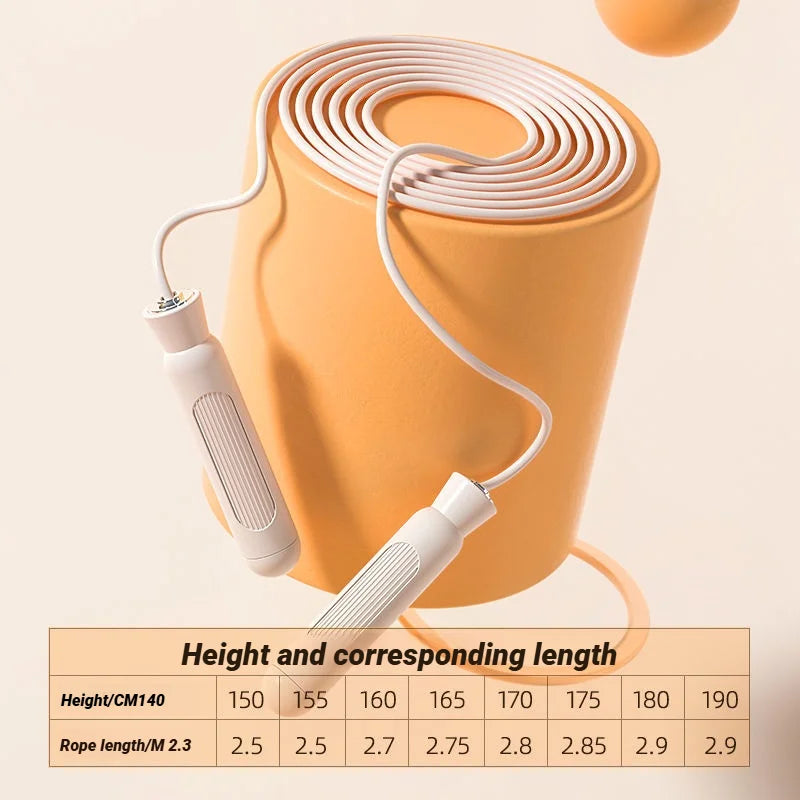 Adjustable Jump Rope Skipping Exercise Weight-Loss Fitness Women Men and Kids Ropea Length Ropes Weight-Bearing Jumping Indoor