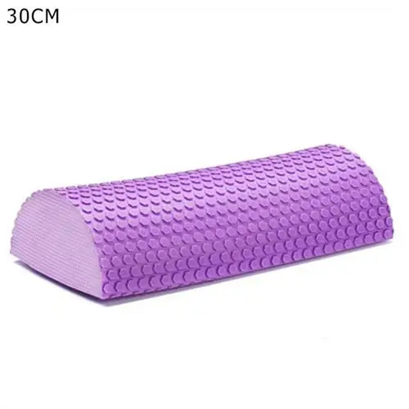 30-45Cm Half round EVA Massage Foam Roller Yoga Pilates Fitness Equipment Balance Pad Yoga Blocks with Massage Floating Point