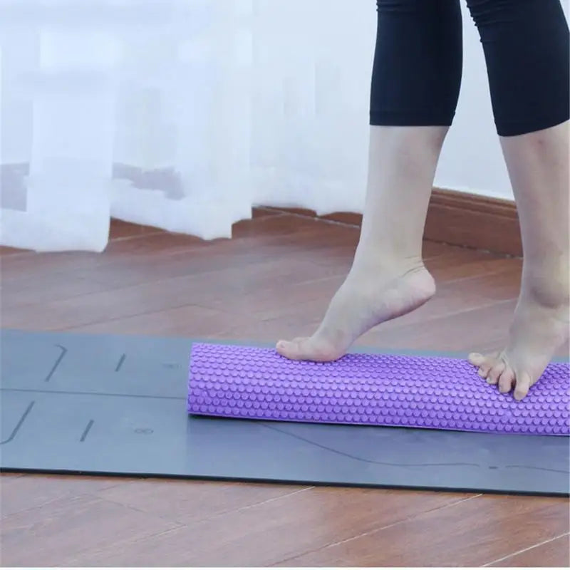 30-45Cm Half round EVA Massage Foam Roller Yoga Pilates Fitness Equipment Balance Pad Yoga Blocks with Massage Floating Point
