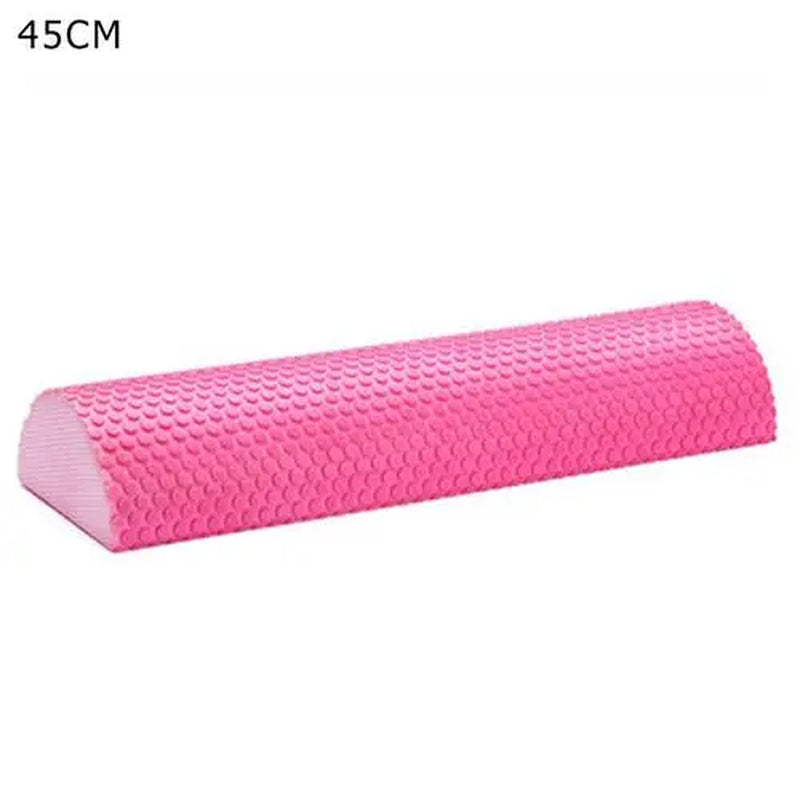 30-45Cm Half round EVA Massage Foam Roller Yoga Pilates Fitness Equipment Balance Pad Yoga Blocks with Massage Floating Point