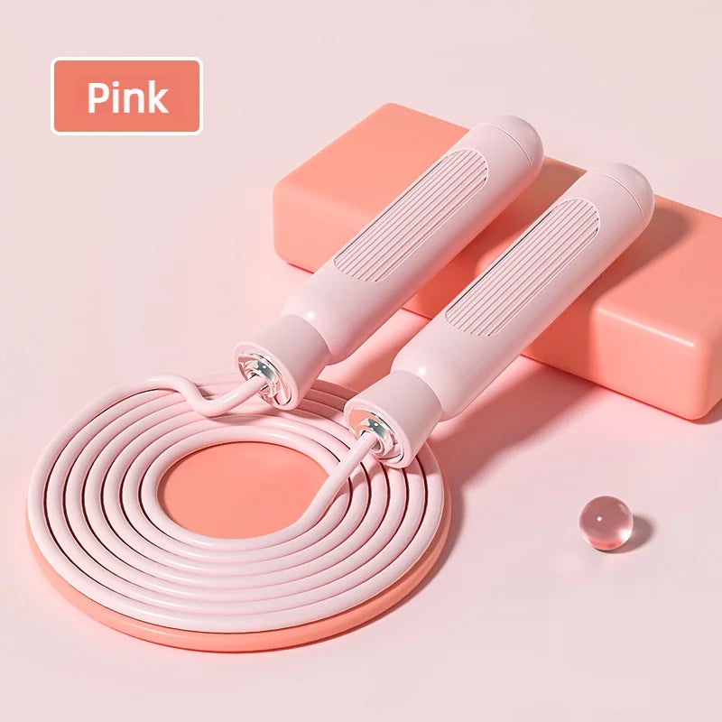 Adjustable Jump Rope Skipping Exercise Weight-Loss Fitness Women Men and Kids Ropea Length Ropes Weight-Bearing Jumping Indoor