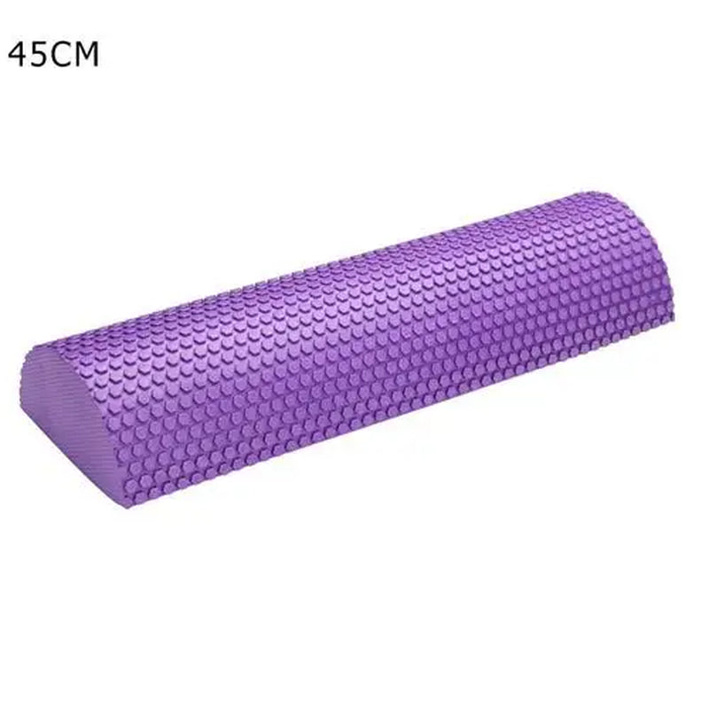 30-45Cm Half round EVA Massage Foam Roller Yoga Pilates Fitness Equipment Balance Pad Yoga Blocks with Massage Floating Point